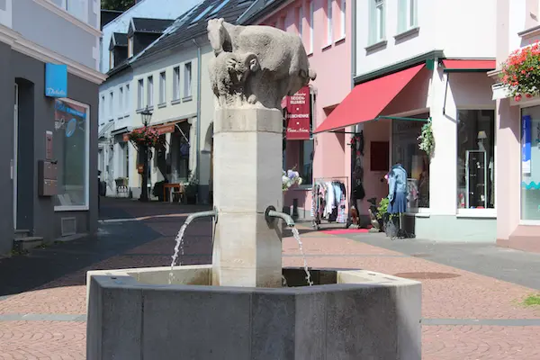 Bad Honnef Zentrum mit Fußgängerzone