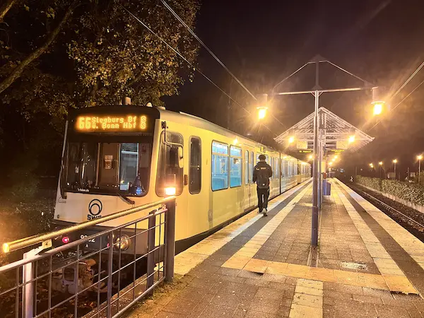 Endhaltestelle Linie 66 in Bad Honnef